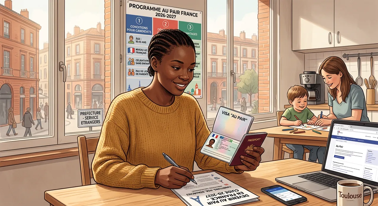 Devenir au pair en France : visa, conditions et démarches 2026-2027