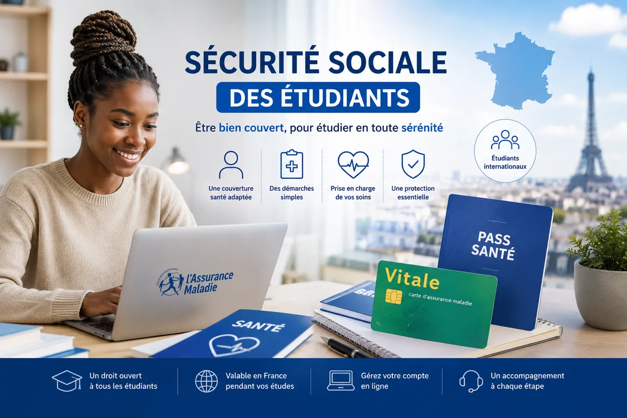 Sécurité sociale étudiant étranger : inscription Ameli étape par étape (2026-2027)